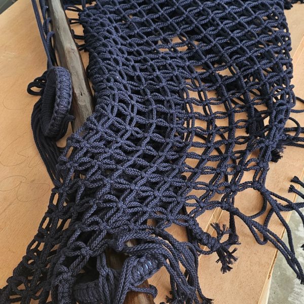 ULA Collections Midnight blue cotton rope, used in our handcrafted hammocks.