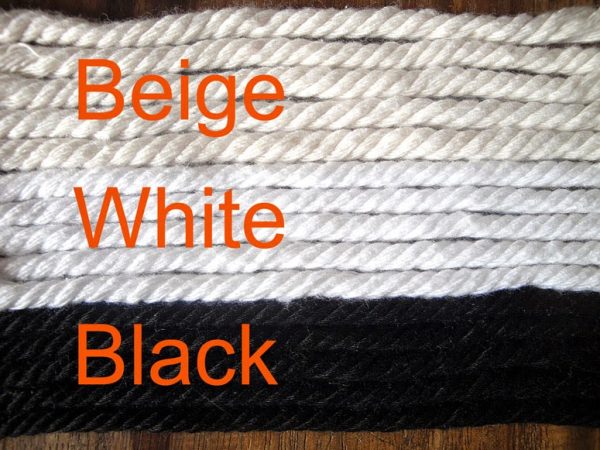 hand-woven single fringe cotton rope hammock from ULA Collections