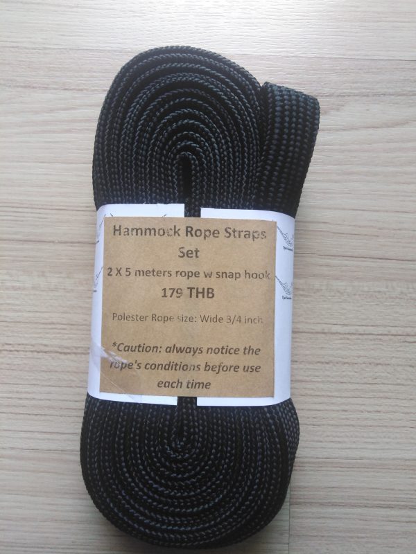 Black Hammock Rope Straps from ULA Collections