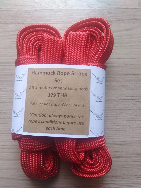 Red Hammock Rope Straps from ULA Collections