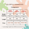 colorful hammocks sizes and prices comparison