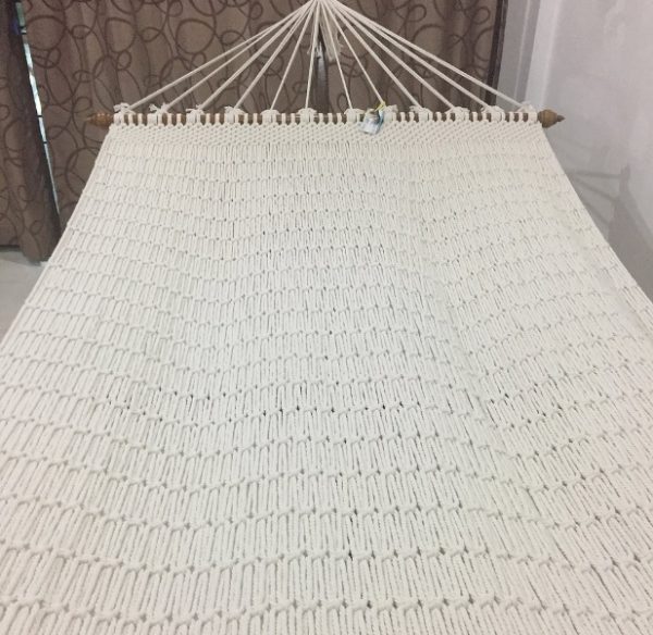 hand-woven double original cotton rope hammock from ULA Collections