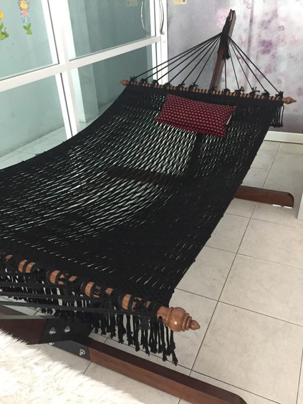 hand-woven double original cotton rope hammock from ULA Collections