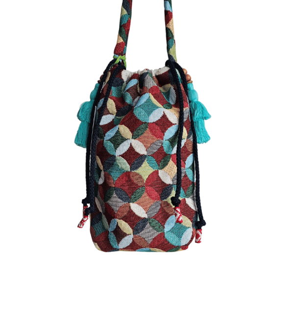 Tapestry Boho Drawstring Bag - Tally from ULA Collections