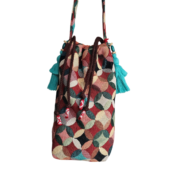 Tapestry Boho Drawstring Bag - Tally from ULA Collections