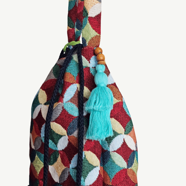 Tapestry Boho Drawstring Bag - Tally from ULA Collections