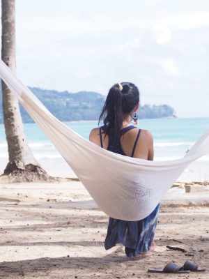 Travel_white8 Acrylic yarn colorful hammocks from ULA Collections