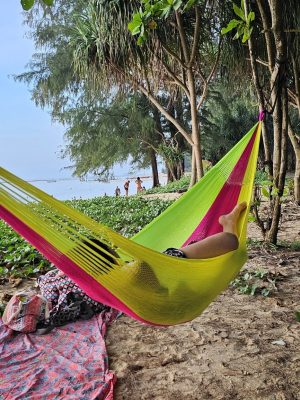 Trendy_Funky7 hand-woven hammock from ULA Collections