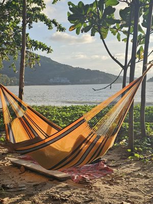 Trendy_yellowcab_navy_blue6 hand-woven hammock from ULA Collections