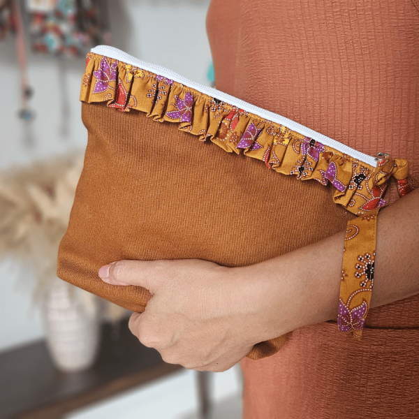 Batik Charm Wristlet Pouch from ULA Collections