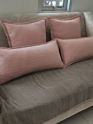 Decorative pillow - Cotton Dawn Stripe from ULA Collections