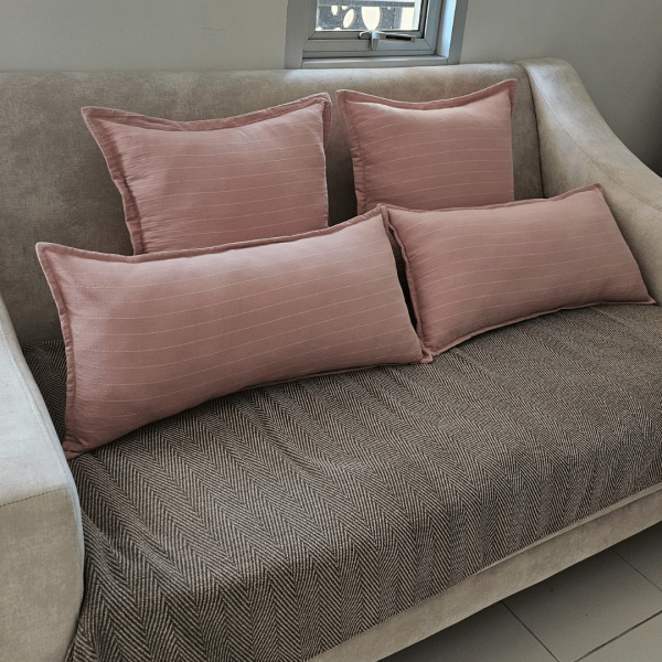 Decorative pillow - Cotton Dawn Stripe from ULA Collections