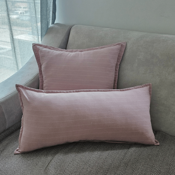 Decorative pillow - Cotton Dawn Stripe from ULA Collections