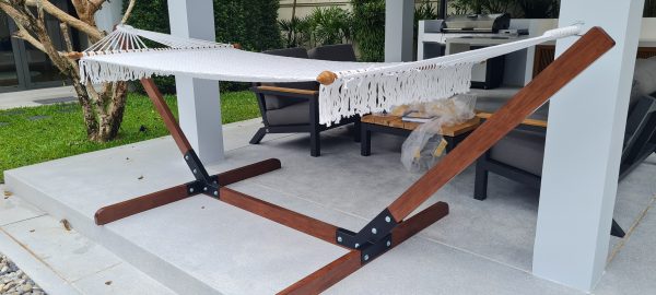 hand-woven double original cotton rope hammock from ULA Collections