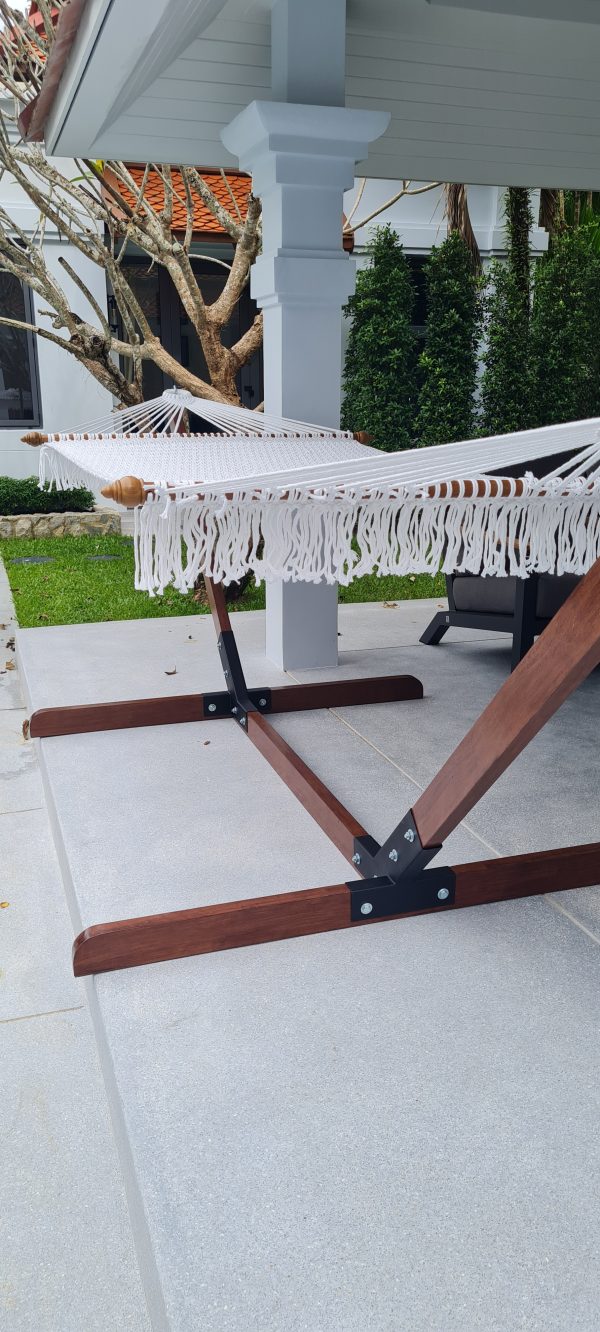 hand-woven double original cotton rope hammock from ULA Collections