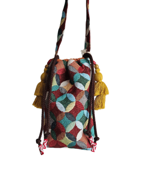 miniA1 Tapestry Boho Drawstring Bag - Mini from ULA Collections