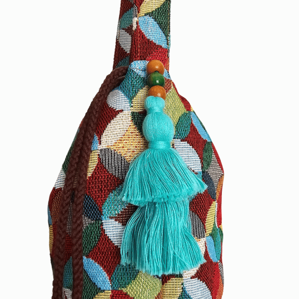 Tapestry Boho Drawstring Bag - Mini from ULA Collections