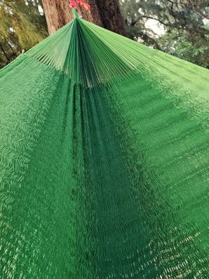 ombre_green_ula2 hand-woven hammock from ULA Collections