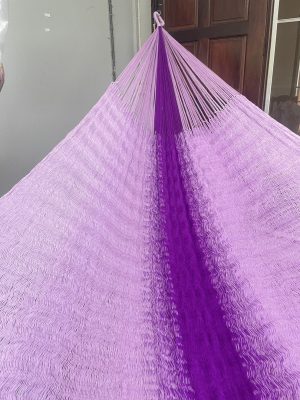 ombre_purple_ula hand-woven hammock from ULA Collections