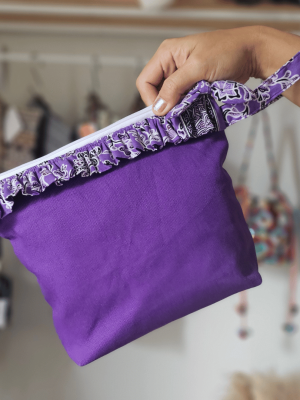 Batik Charm Wristlet Pouch from ULA Collections