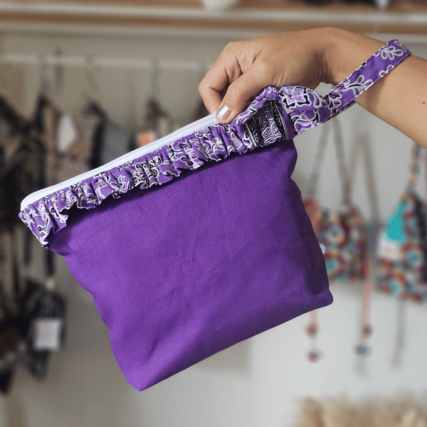 Batik Charm Wristlet Pouch from ULA Collections