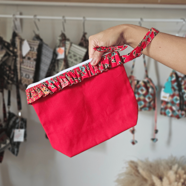 Batik Charm Wristlet Pouch from ULA Collections