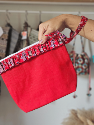 Batik Charm Wristlet Pouch from ULA Collections