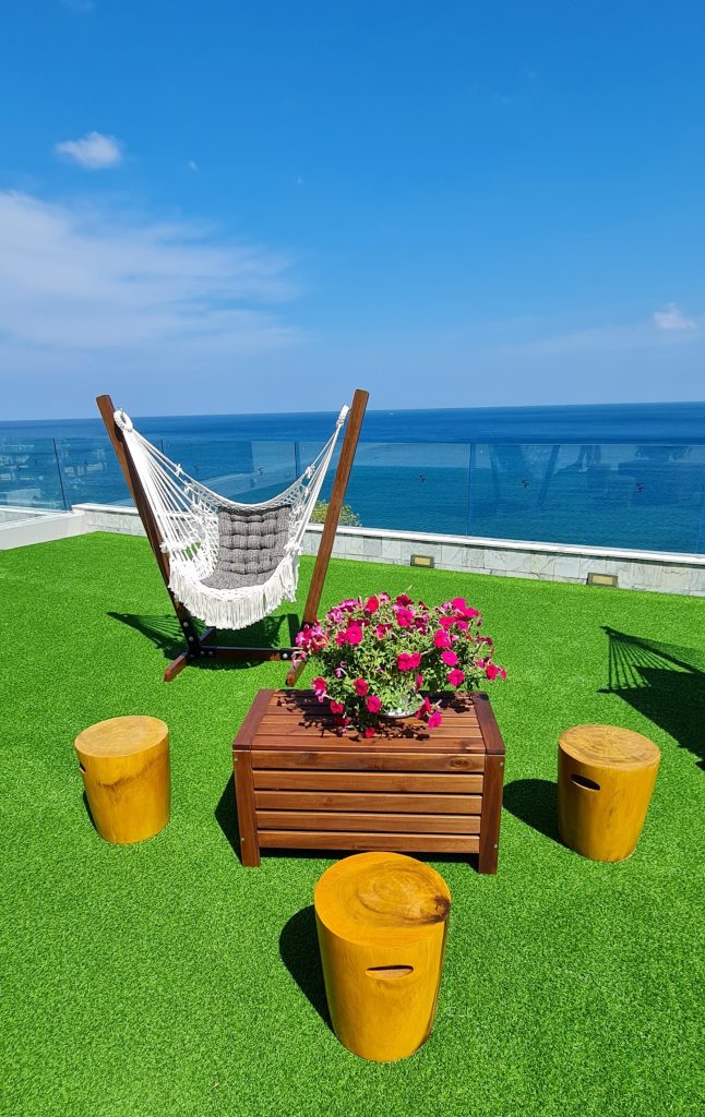 hanging chair set at Cape Sienna Phuket